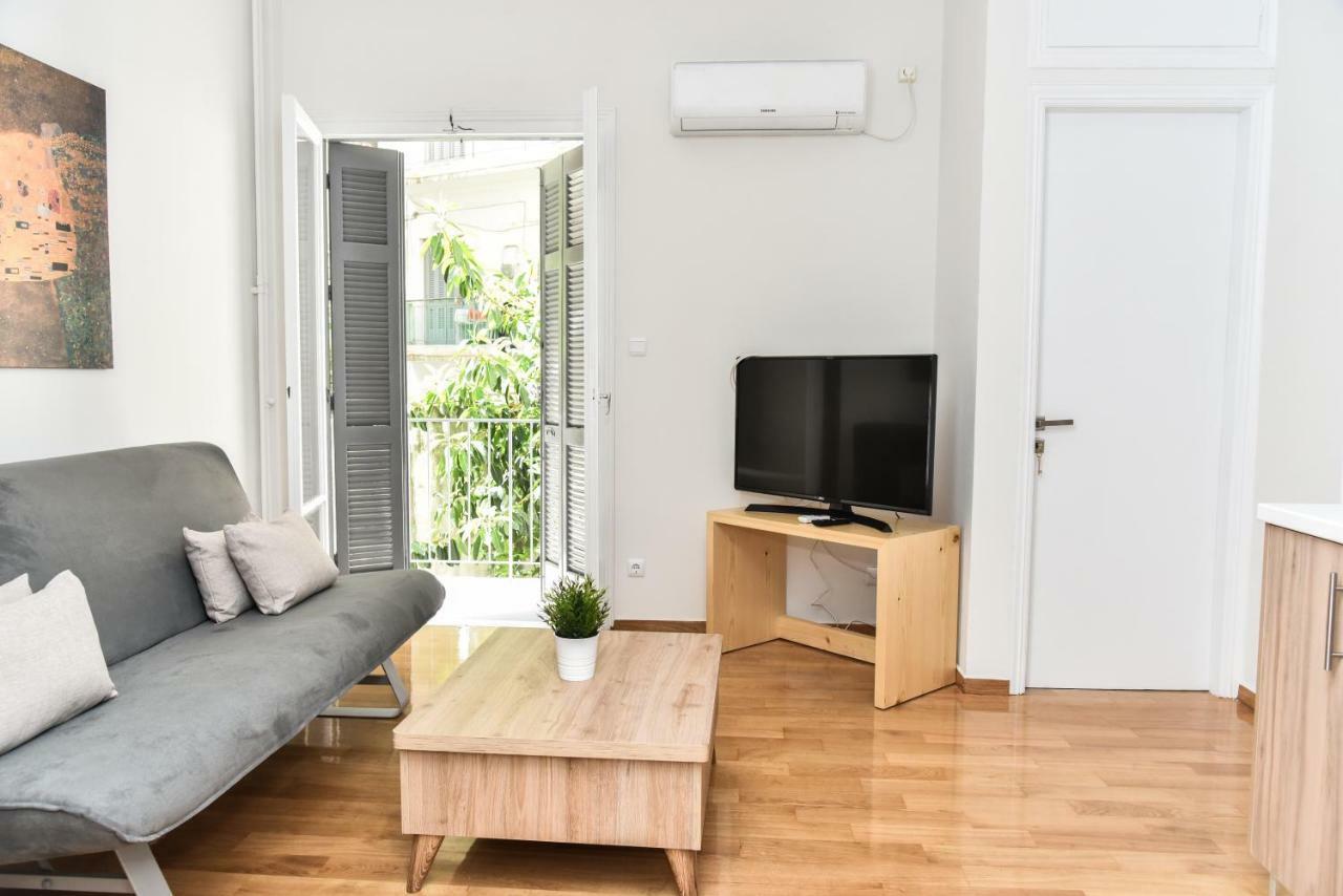 Warm Apartment At Exarchia 1 Bed 2 Pers Aten Exteriör bild